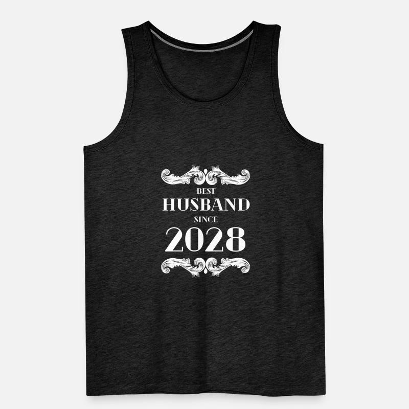 Bester Ehemann seit Hochzeitstag 2028 Männer Premium Bio Tank Top