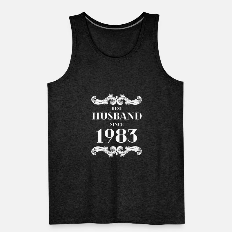 Bester Ehemann seit 1983 Hochzeitstag Männer Premium Bio Tank Top