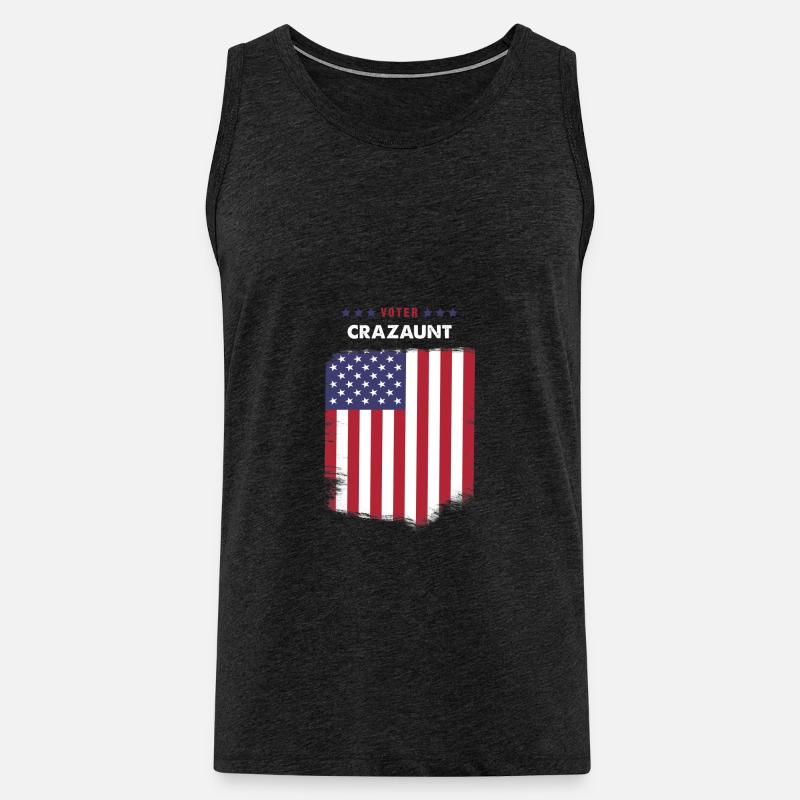 Wähler Crazaunt - Männer Premium Bio Tank Top - Anthrazit