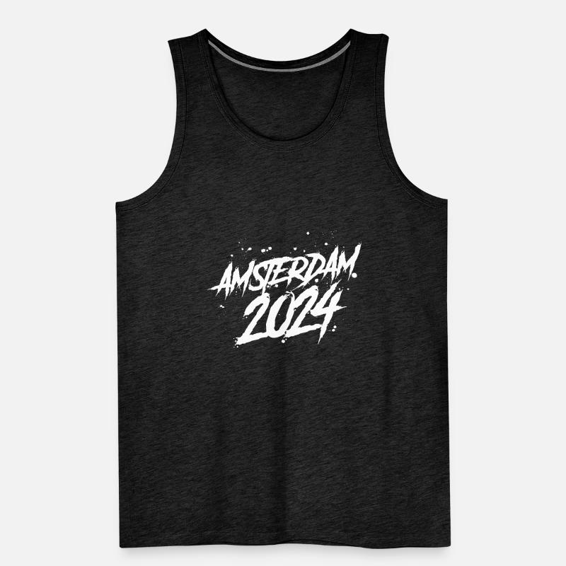 Amsterdam 2024 Männer Premium Bio Tank Top