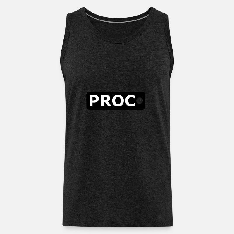 ProcDOT - Visual Malware Analysis - Men's Premium Organic Tank Top - charcoal grey