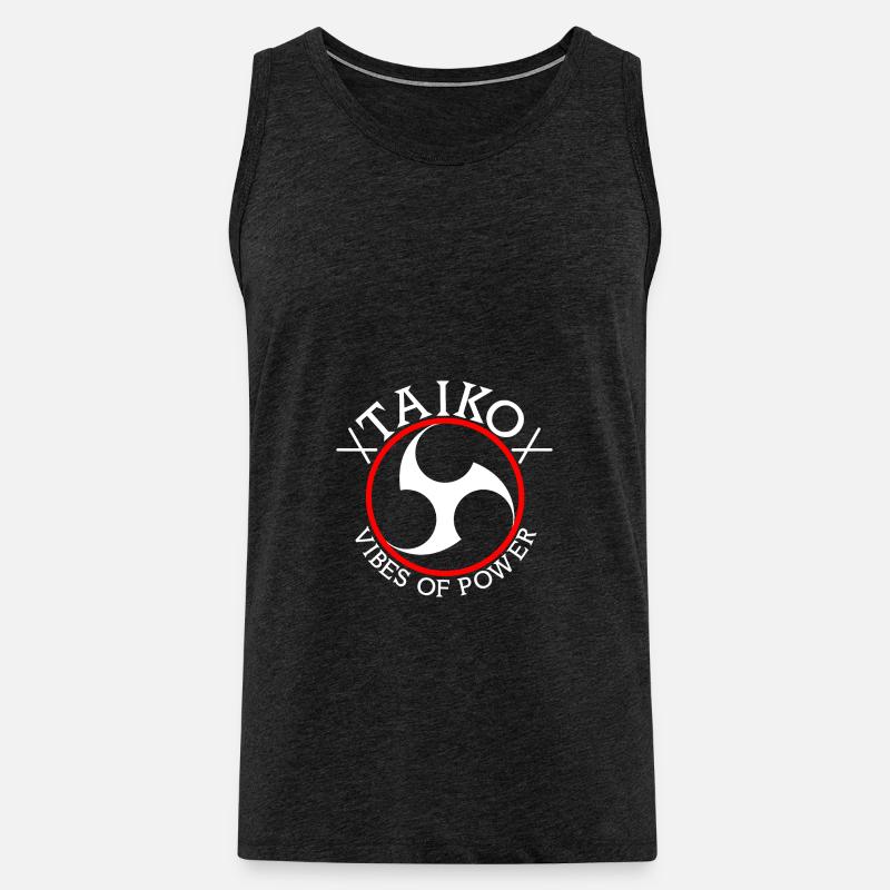 TAIKO - Männer Premium Bio Tank Top - Anthrazit