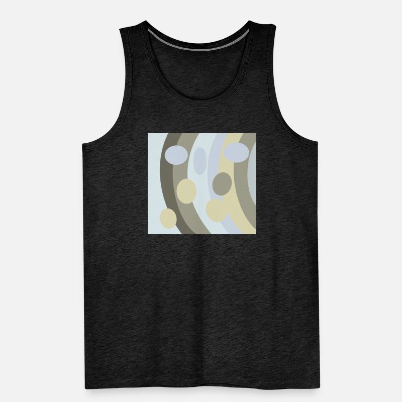 Timelessly elegant retro boho pattern abstract Men's Premium Organic Tank Top