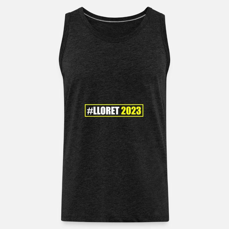 Lloret De Mar 2023 - Männer Premium Bio Tank Top - Anthrazit