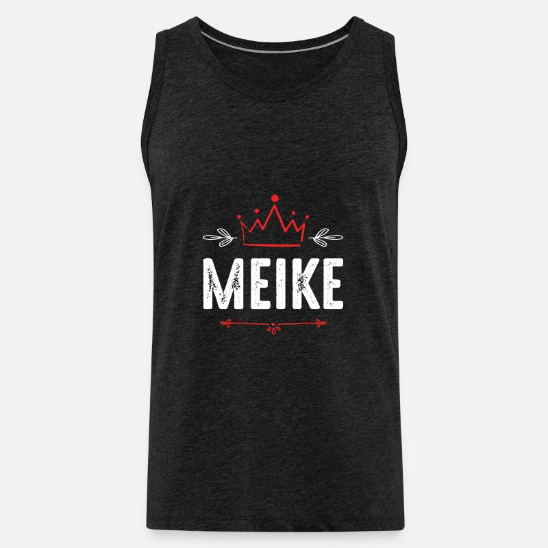 Meike - Männer Premium Bio Tank Top - Anthrazit