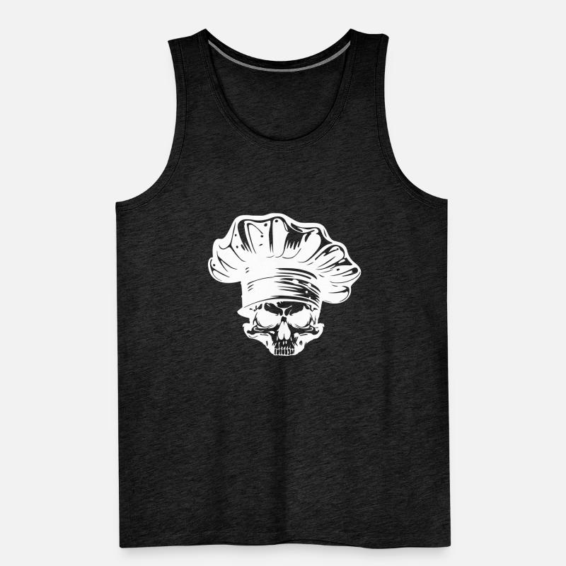 Chef Skeleton Chef Men's Premium Organic Tank Top