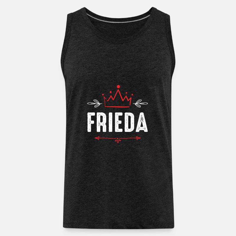 Frieda - Männer Premium Bio Tank Top - Anthrazit