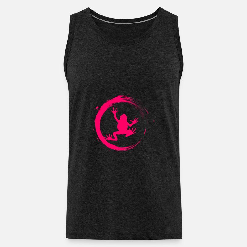 Frosch - Männer Premium Bio Tank Top - Anthrazit