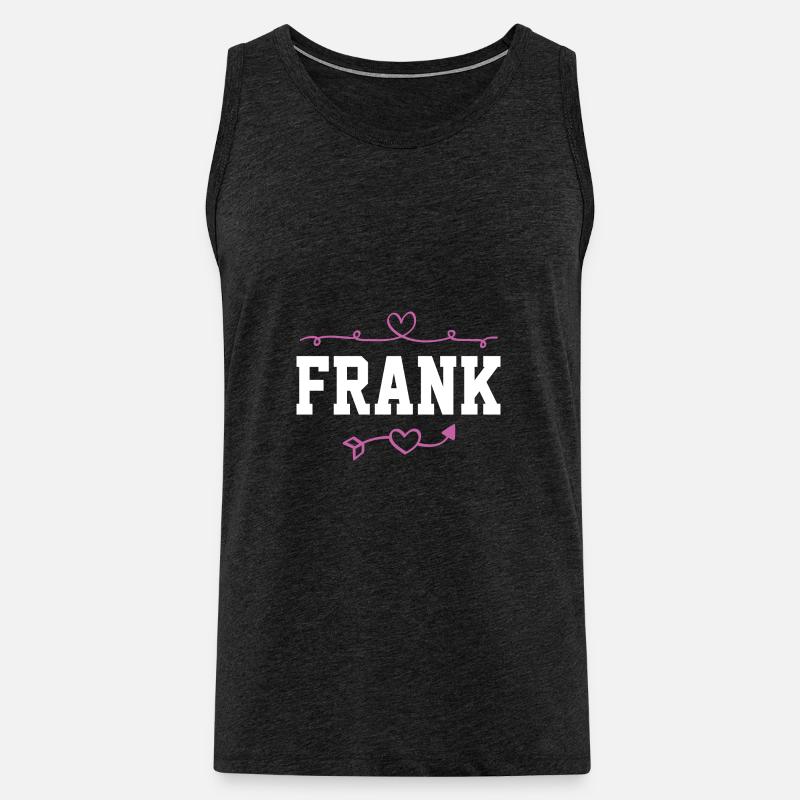 Frank - Männer Premium Bio Tank Top - Anthrazit