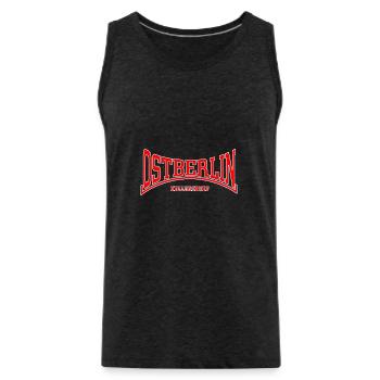 Ostberlin Hellersdorf - Männer Premium Bio Tank Top - Anthrazit - Vorne - Alexander (188cm)