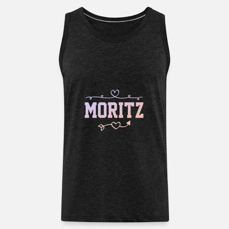 Moritz - Männer Premium Bio Tank Top - Anthrazit