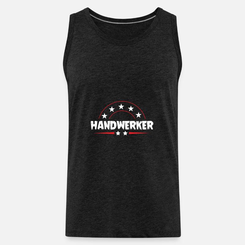 Handwerker Beruf - Männer Premium Bio Tank Top - Anthrazit