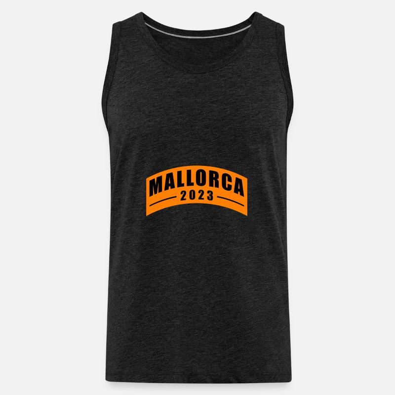 Mallorca 2023 - Männer Premium Bio Tank Top - Anthrazit