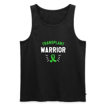 Transplant Strong Kidney Transplant Surgery - Men's Premium Organic Tank Top - charcoal grey - Front - Alexander (188cm)