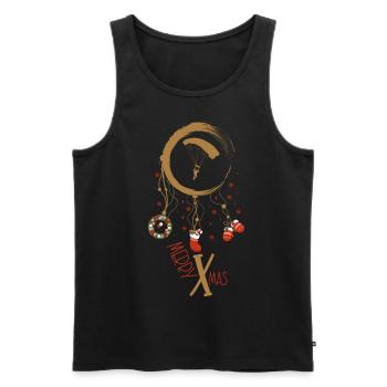 Paraglider Weihnachten Weihnachtstraumfänger - Männer Premium Bio Tank Top - Anthrazit - Vorne - AI Model Male 185 dark (185cm)