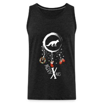 Fuchs Weihnachten Weihnachtstraumfänger - Männer Premium Bio Tank Top - Anthrazit - Vorne - AI Model Male 185 dark (185cm)