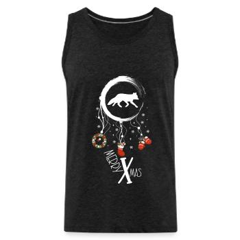 Fuchs Weihnachten Weihnachtstraumfänger - Männer Premium Bio Tank Top - Anthrazit - Vorne - AI Model Male 185 dark (185cm)
