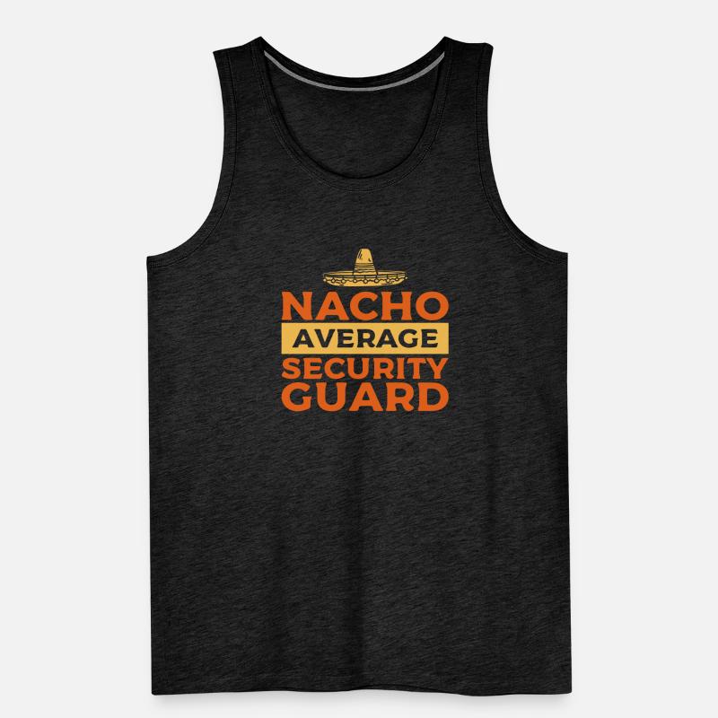 Nacho Average Agent de sécurité Cinco De Mayo Guards Débardeur bio Premium Homme