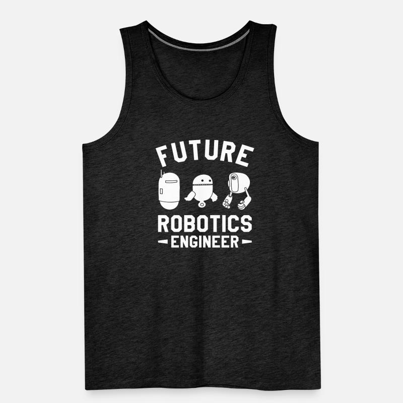 Future Robotics Engineer Science Engineering Men's Premium Organic Tank Top