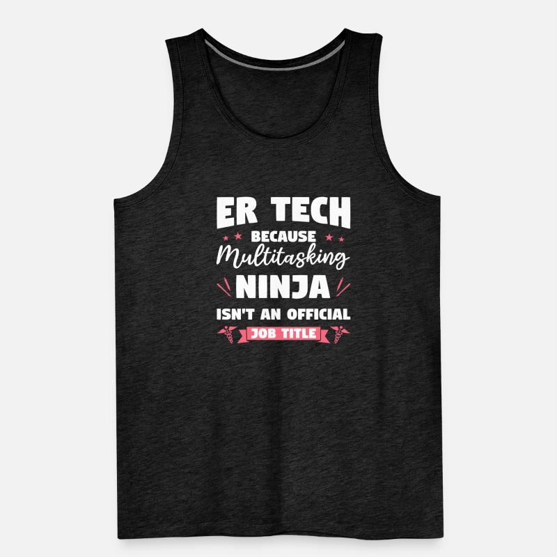 ER Tech parce que le ninja multitâche n’est pas un Débardeur bio Premium Homme