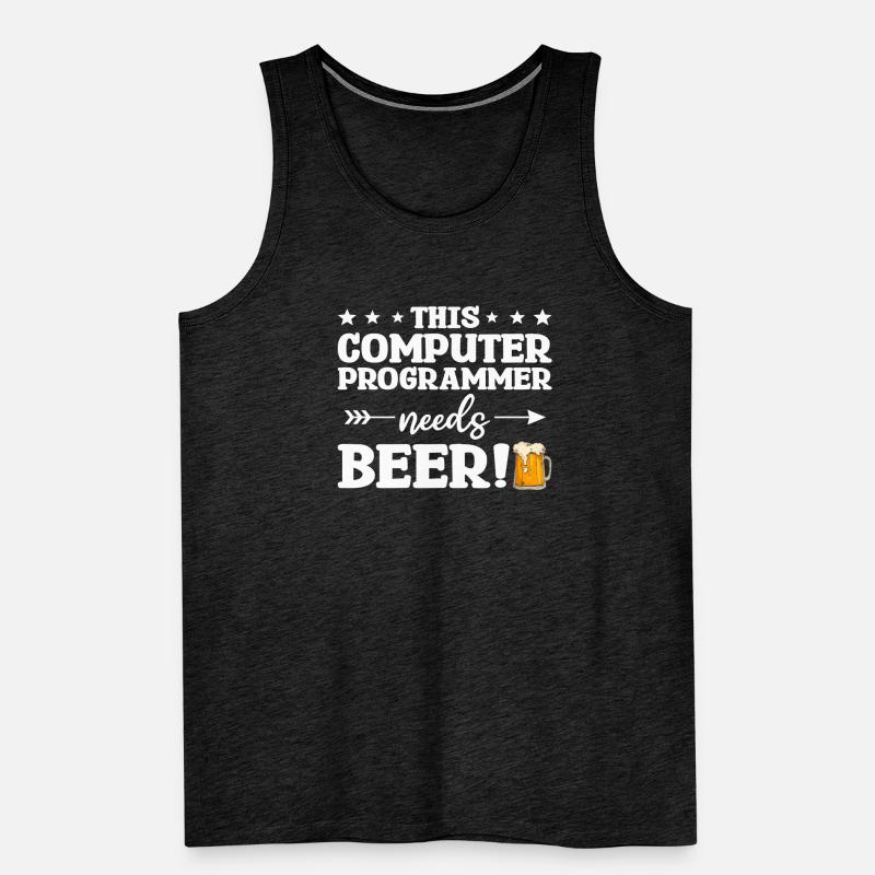 Ce programmeur informatique a besoin de programmation de bière Débardeur bio Premium Homme