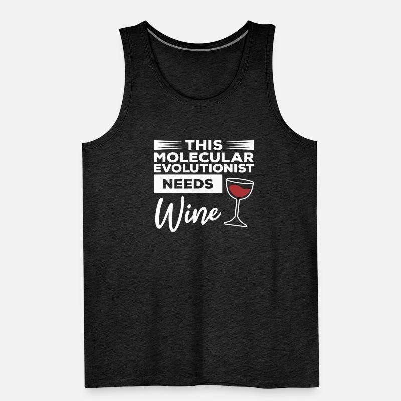 Dieser molekulare Evolutionist braucht die Evolution des Weins Männer Premium Bio Tank Top