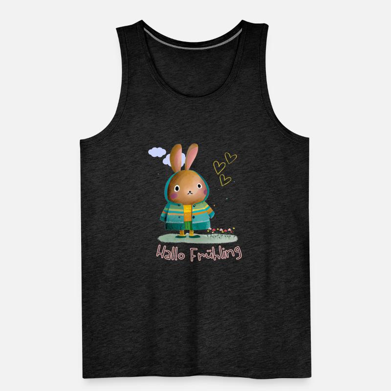 Spring | Easter | Happy Easter | Illustration Men's Premium Organic Tank Top