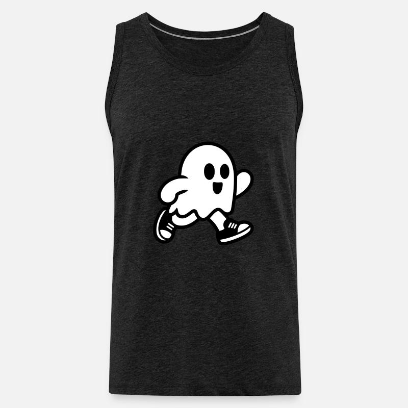 Geist - Männer Premium Bio Tank Top - Anthrazit
