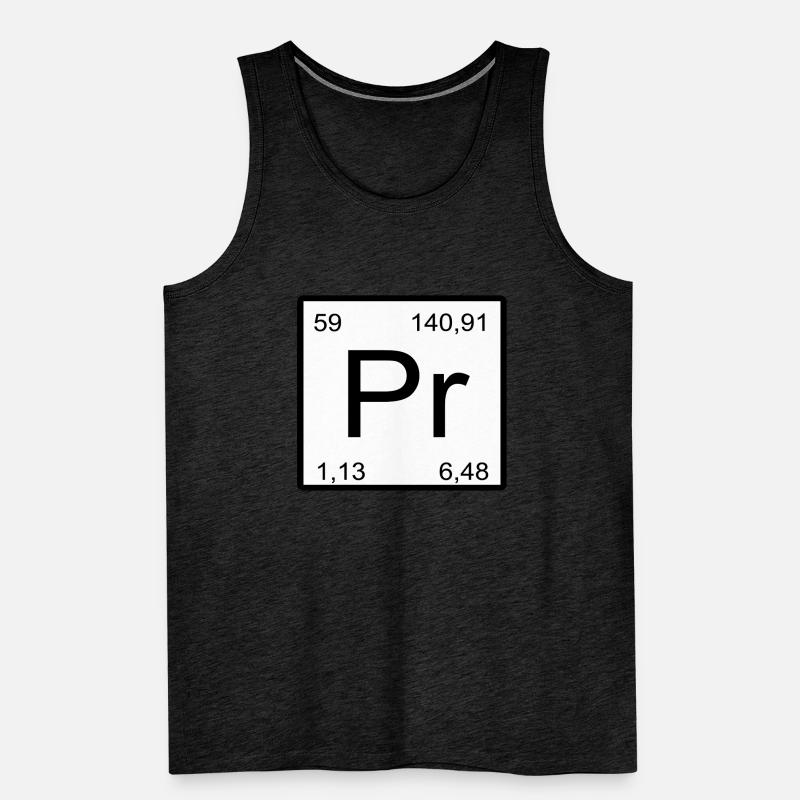 Pr-Element Minimal Design Men's Premium Organic Tank Top