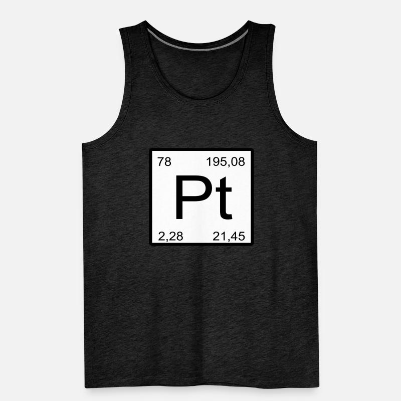 Platinum Pt Element Typog Men's Premium Organic Tank Top