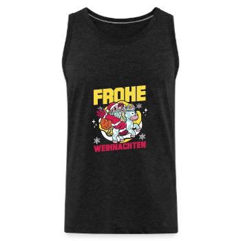 Archery Archery Archery - Men's Premium Organic Tank Top - charcoal grey - Front - Alexander (188cm)