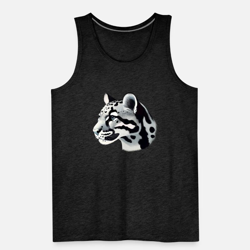 Clouded leopard Men's Premium Organic Tank Top