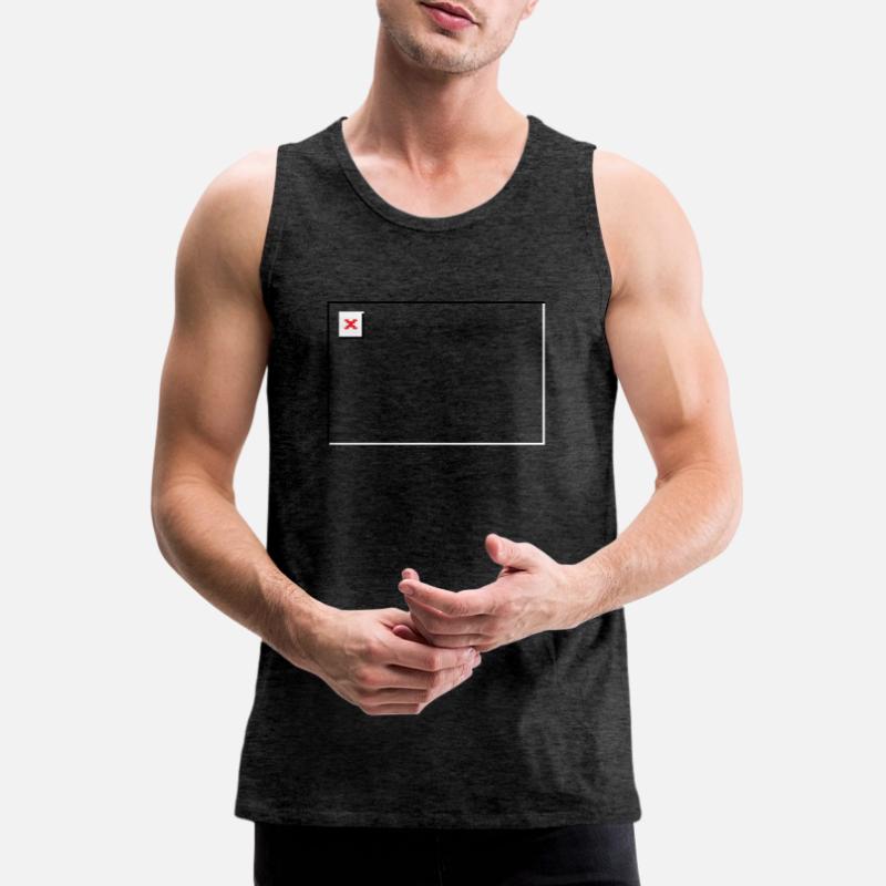 Missing Image – File Not Found Querformat Männer Premium Bio Tank Top
