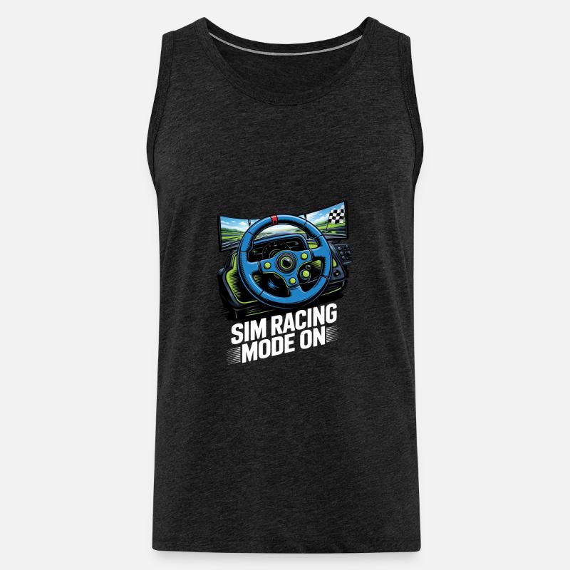 Mod de simulation de course - Débardeur bio Premium Homme - charbon