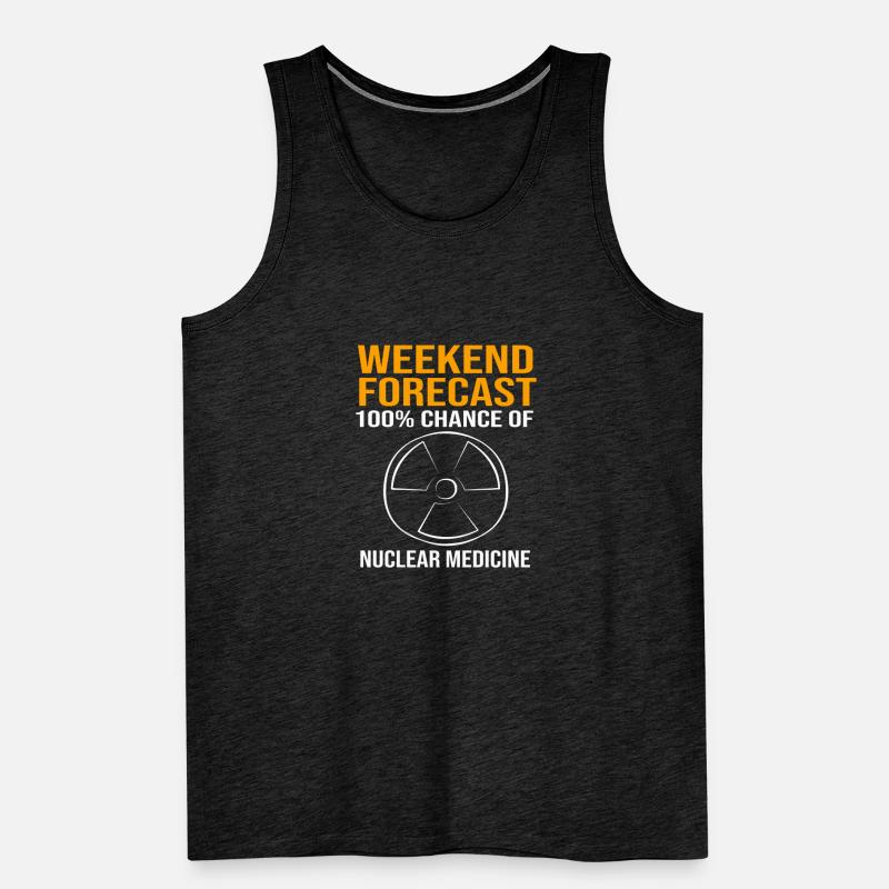 Nuklear Nuklearmedizin Atom Radiologie Männer Premium Bio Tank Top