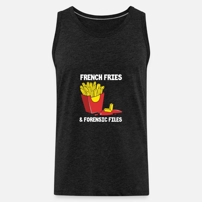 Forensics Forensic Experts - Men's Premium Organic Tank Top - charcoal grey