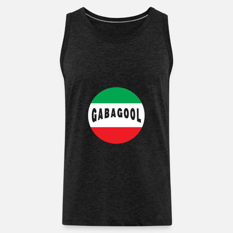 Gabagool - Männer Premium Bio Tank Top - Anthrazit