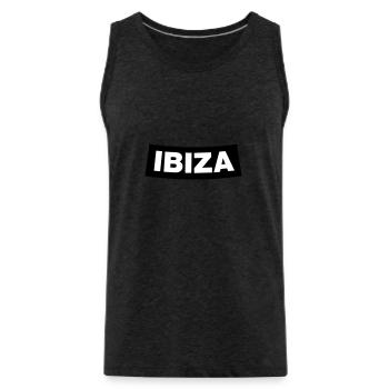 IBIZA Chapter Element (JGA MC-Rocker-Design) - Männer Premium Bio Tank Top - Anthrazit - Vorne - AI Model Male 185 dark (185cm)