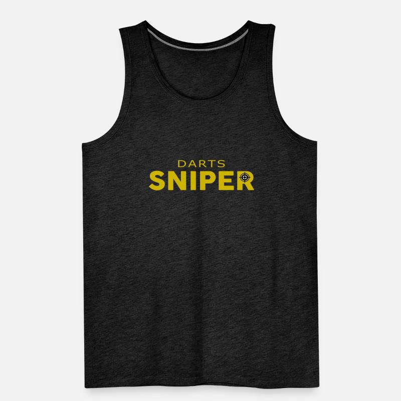 Fléchettes Sniper - Conception de lecteur de précision Débardeur bio Premium Homme