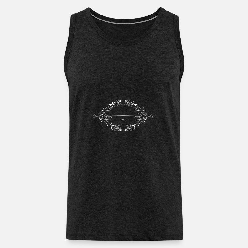 Separators · Headers · Frames - Men's Premium Organic Tank Top - charcoal grey