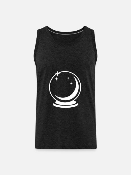 Glaskugel - Männer Premium Bio Tank Top - Anthrazit