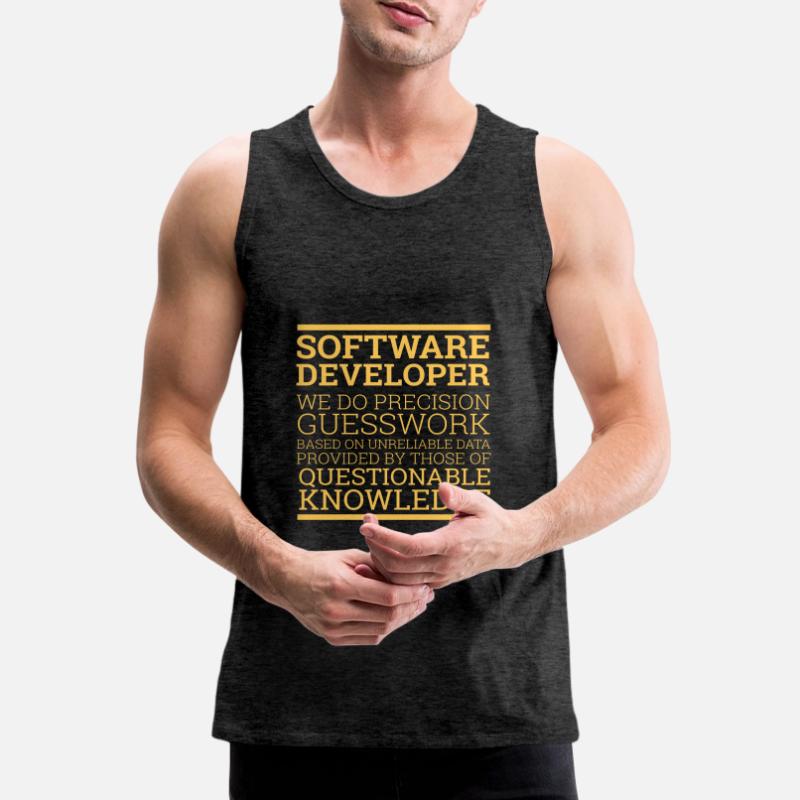 "Software Developer" | Programmierer Männer Premium Bio Tank Top