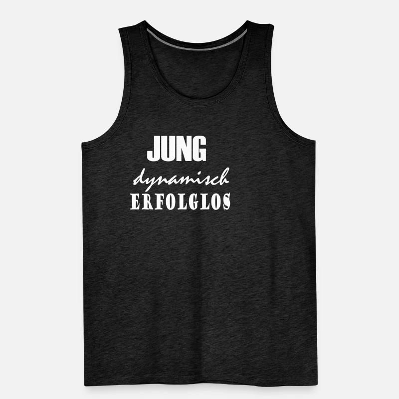 Young dynamically unsuccessful Men's Premium Organic Tank Top