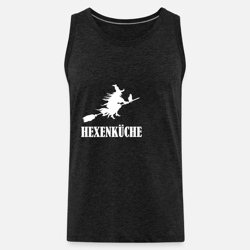 Geschenkidee Spruch Hexenküche - Männer Premium Bio Tank Top - Anthrazit