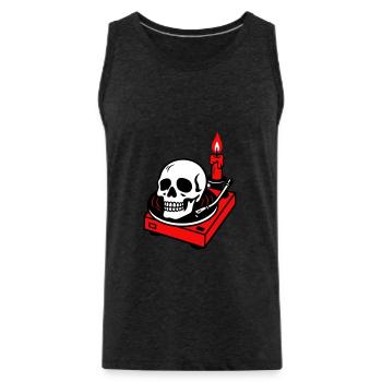 Black Metal - Männer Premium Bio Tank Top - Anthrazit - Vorne - Alexander (188cm)