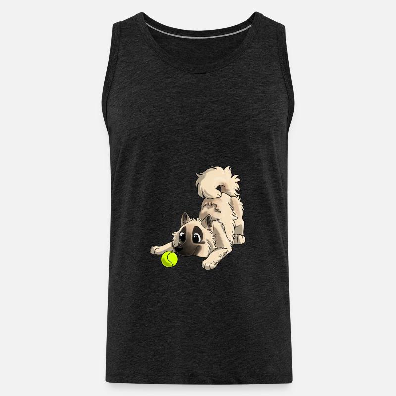 Der süßeste Eurasier - Männer Premium Bio Tank Top - Anthrazit