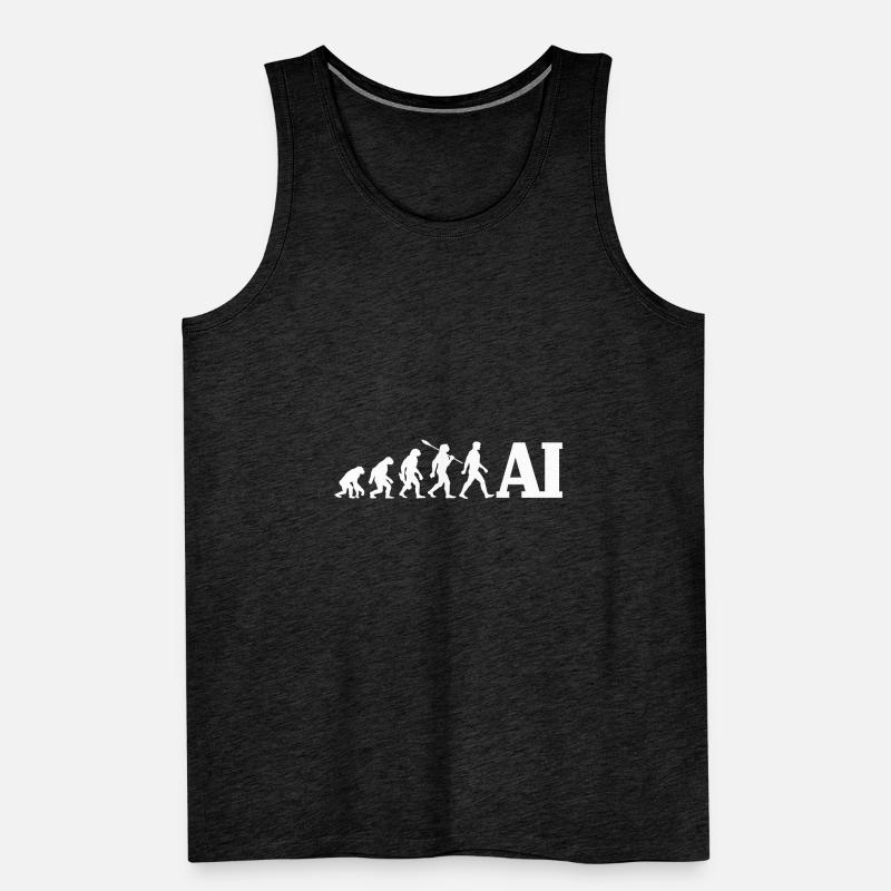 Evolution - Artificial Intelligence - AI Men's Premium Organic Tank Top