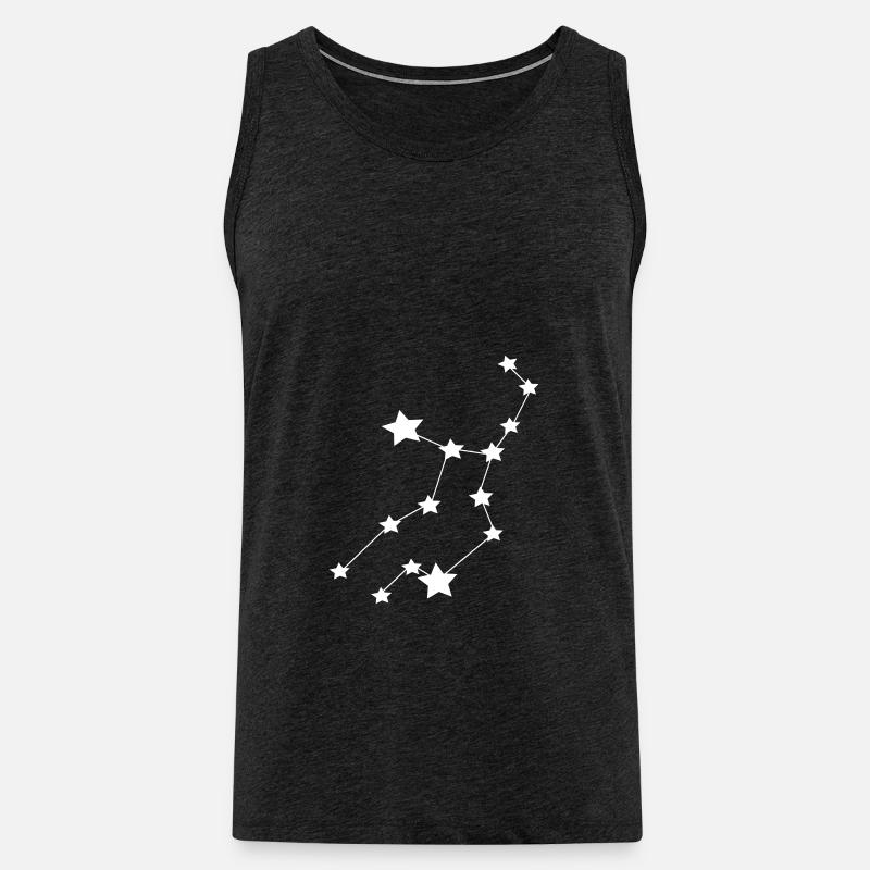 Jungfrau Sternzeichen - Männer Premium Bio Tank Top - Anthrazit