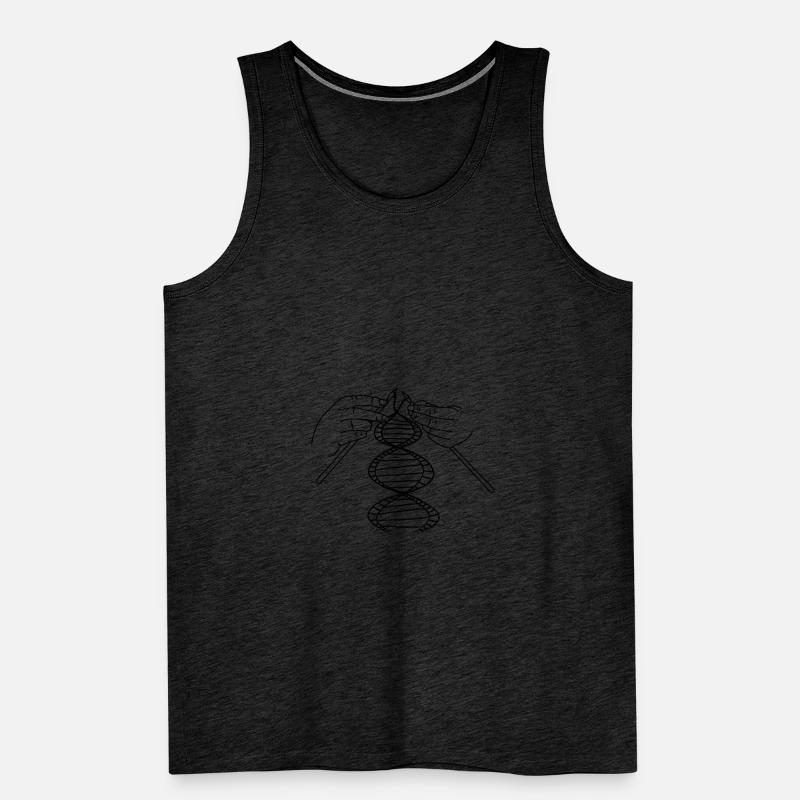Décryptage ADN Code ADN Tricot Débardeur bio Premium Homme