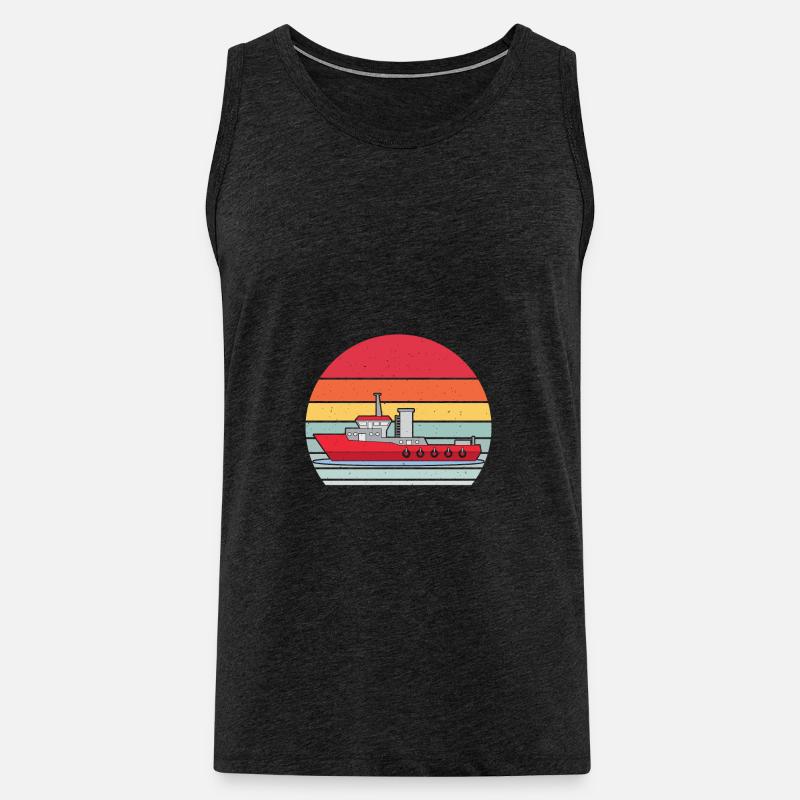 Das Boot - Männer Premium Bio Tank Top - Anthrazit